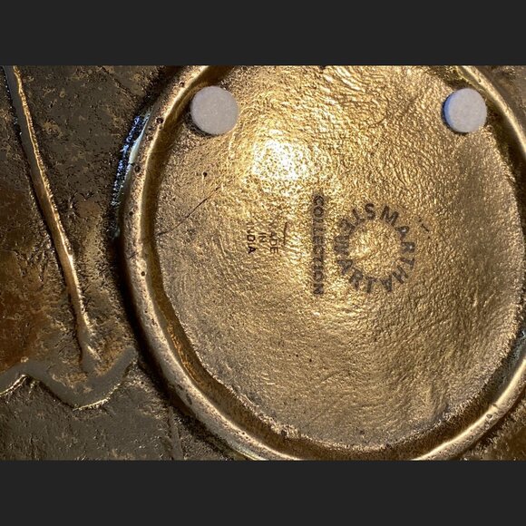 Martha Stewart 12” Park Leaves Collection Salad Bowl - Gold - Picture 3 of 12